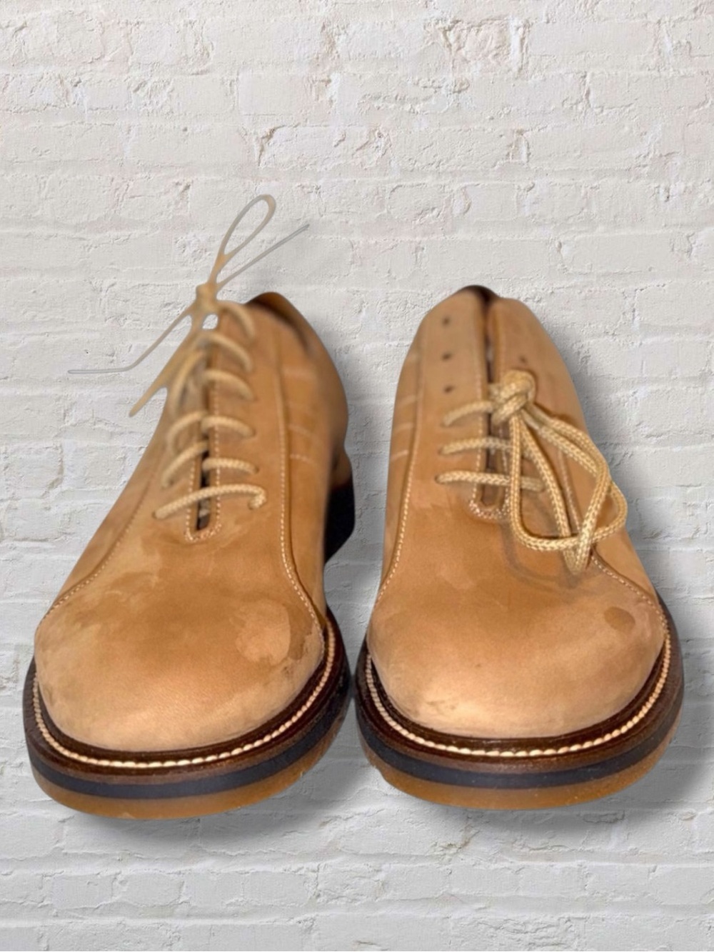 Johnston & Murphy Handcrafted in Italy Nubuck Men’s 9M Tan 11661 /l20-2493